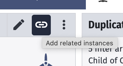 The Add related instances button