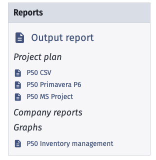 Inventory management report